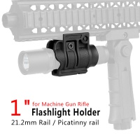 Tactical 1" Flashlight Mount Grip Holder QD Torch Mount